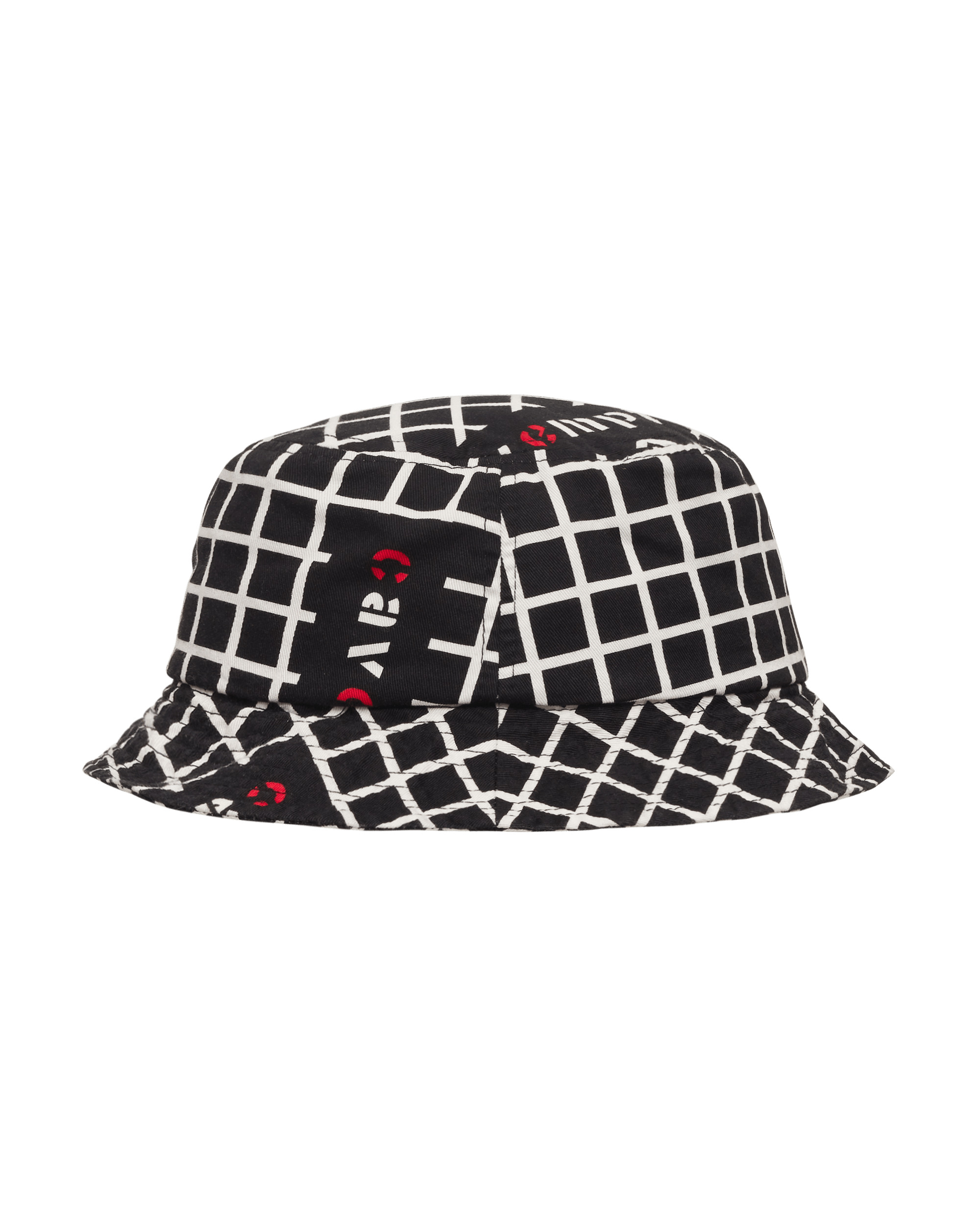 Grid Bucket Hat Black - 3