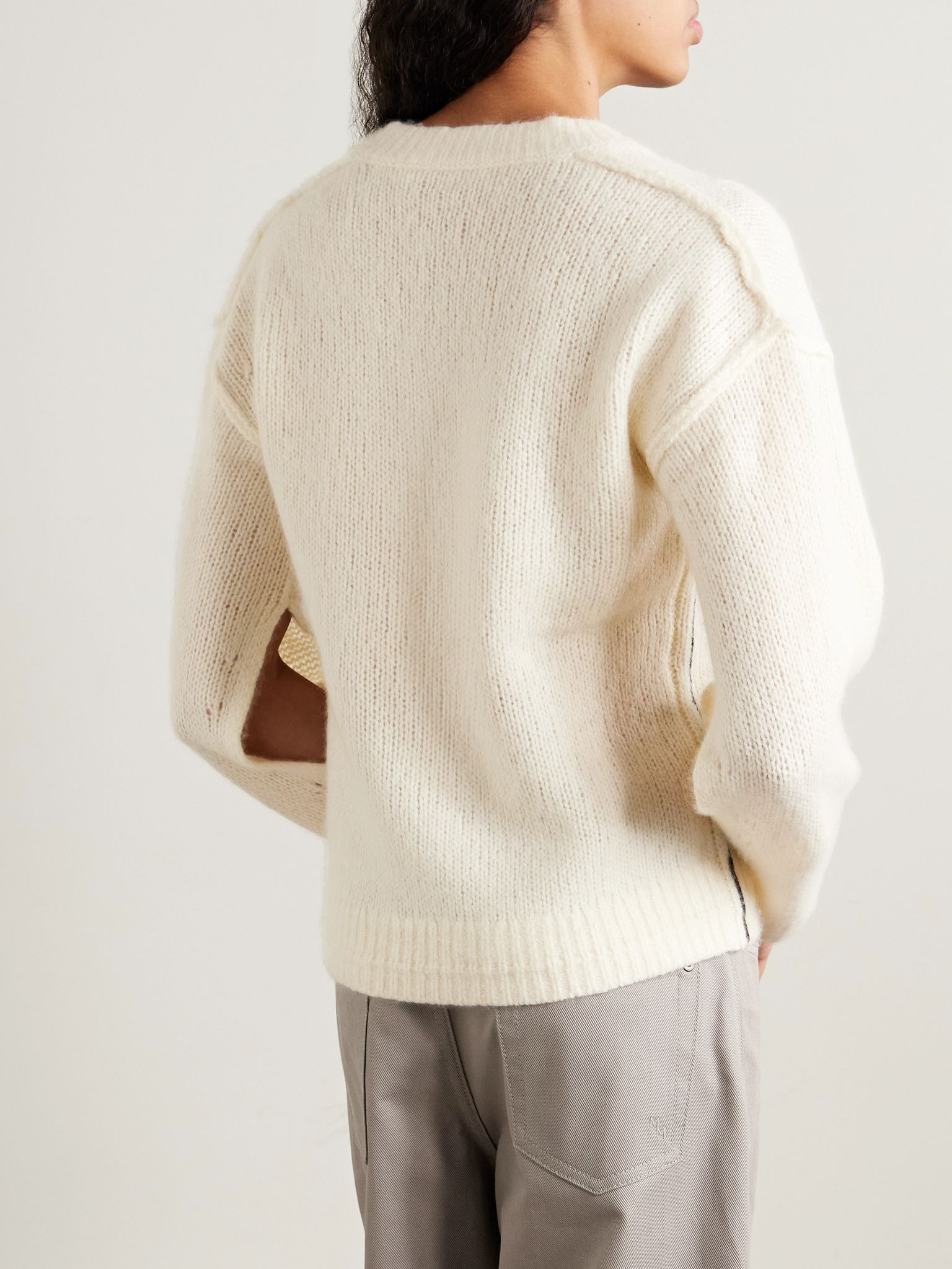 Cashmere sweater Ivory - 3