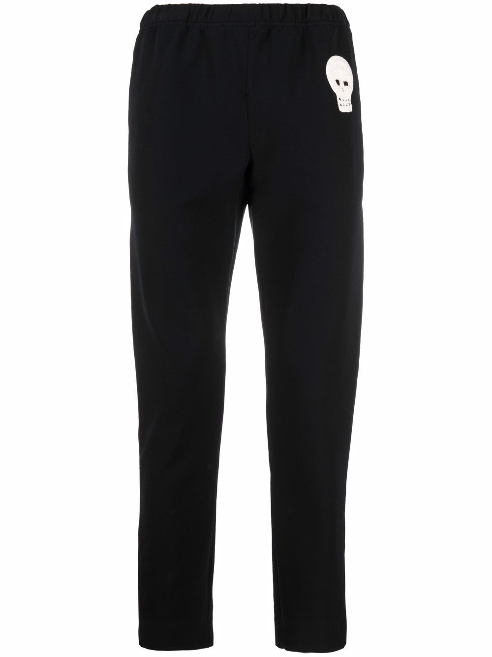 skull straight-leg trousers - 1