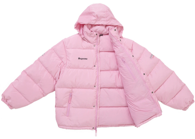 Supreme Supreme Umbro Down Puffer Jacket Pink outlook