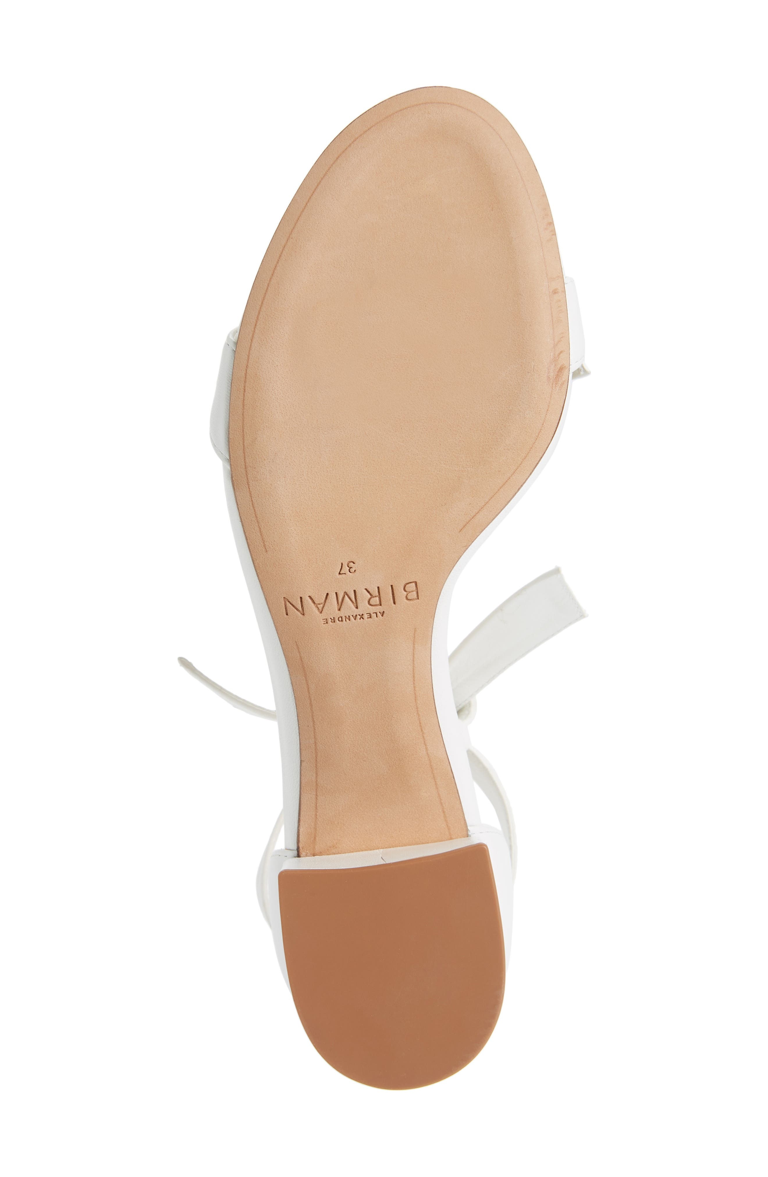 Alexandre Birman Clarita Block Heel Sandal in White at Nordstrom - 6