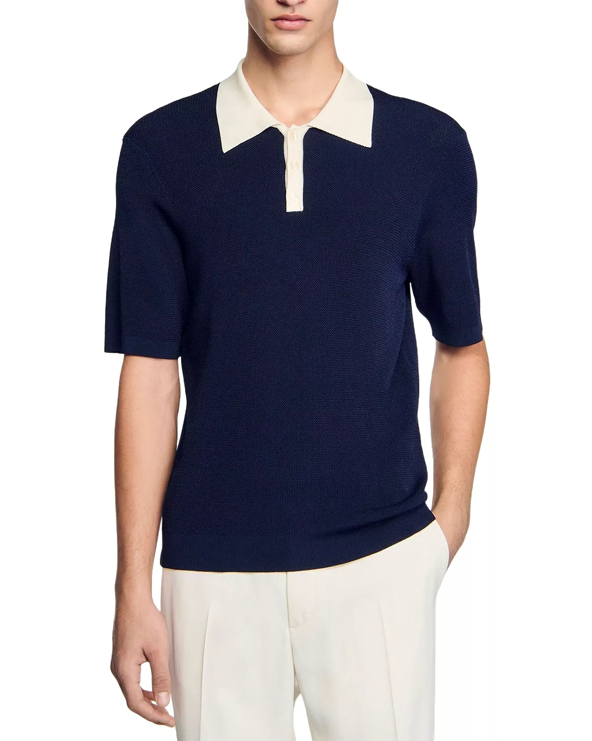Two Tone Polo Shirt - 1