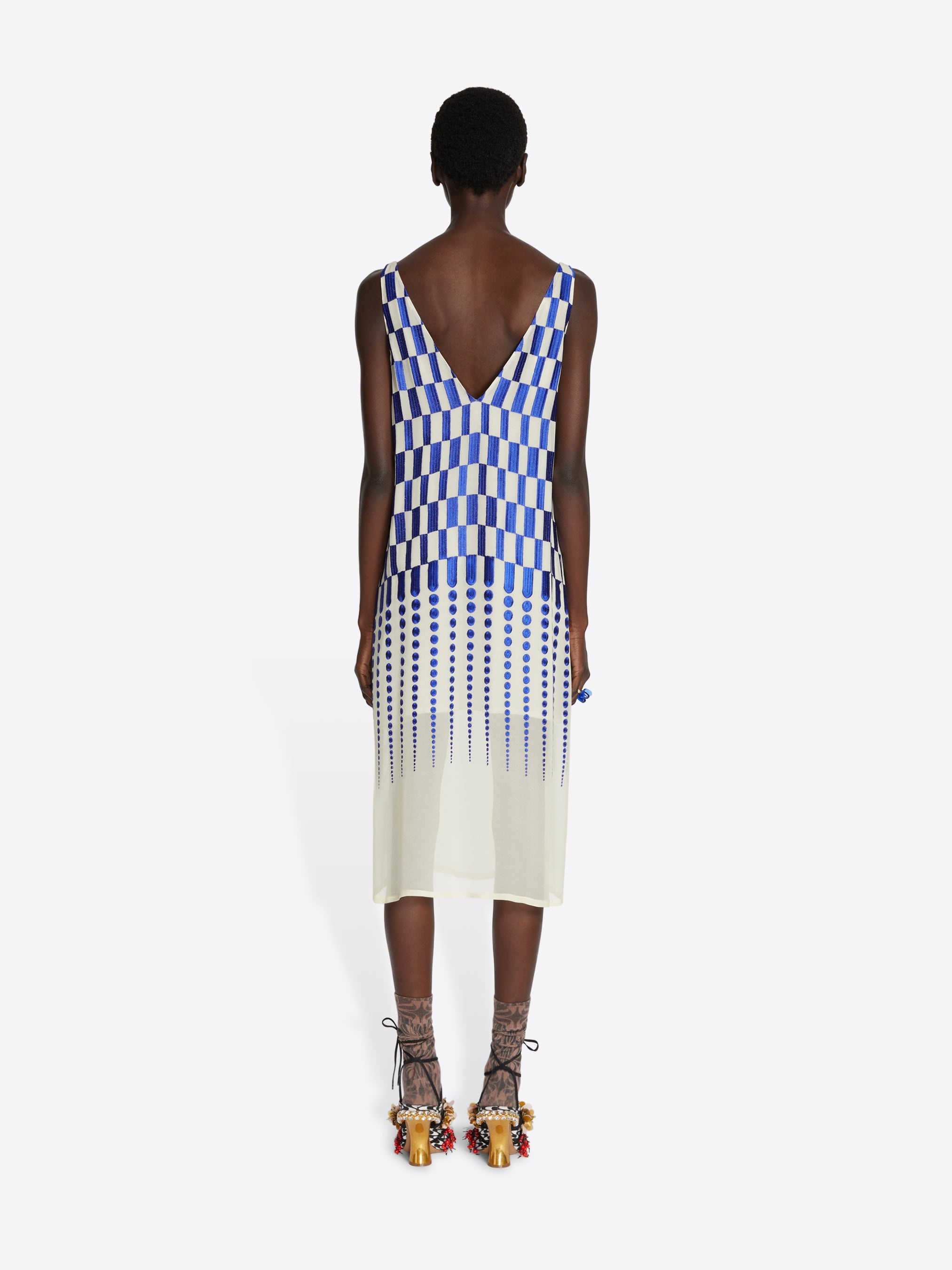 EMBROIDERED DRESS - 4