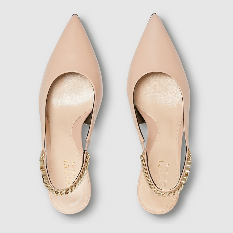GUCCI Gucci Signoria slingback pump outlook