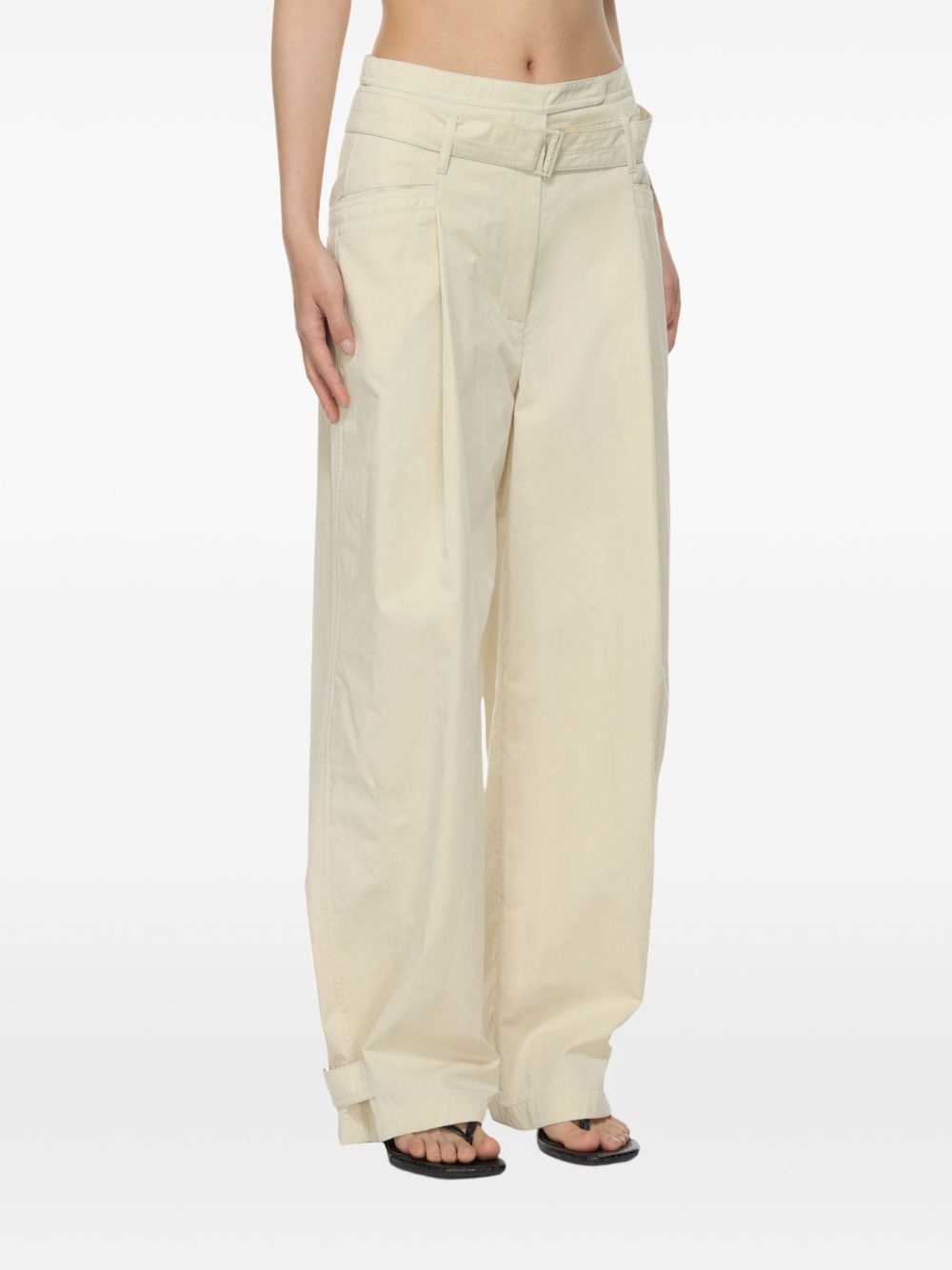double belted point trousers - 4