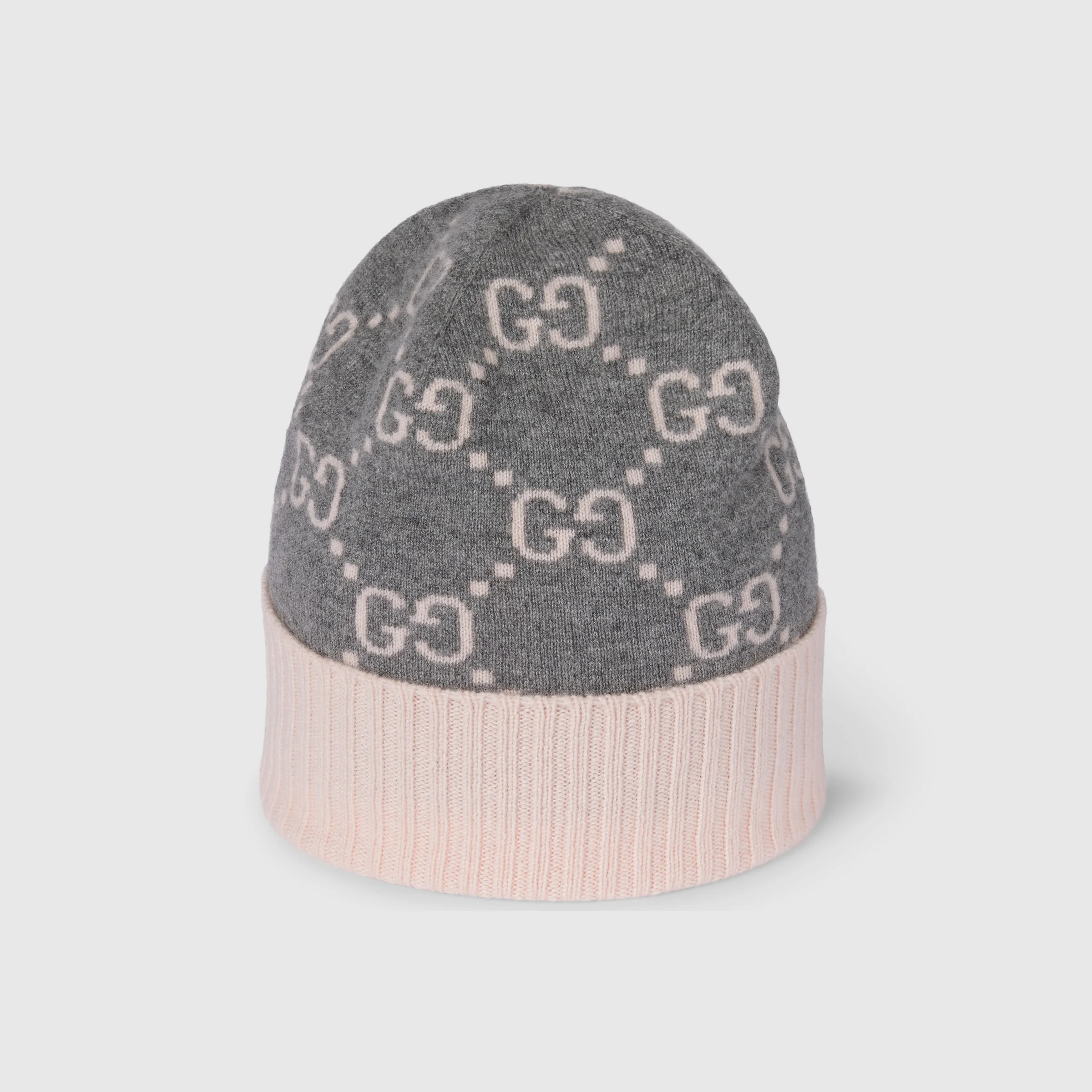 GG cashmere jacquard hat - 1