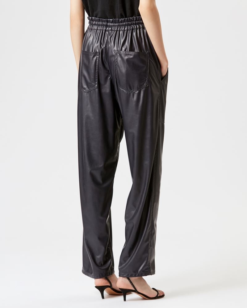 BRINA FAUX LEATHER PANTS - 5