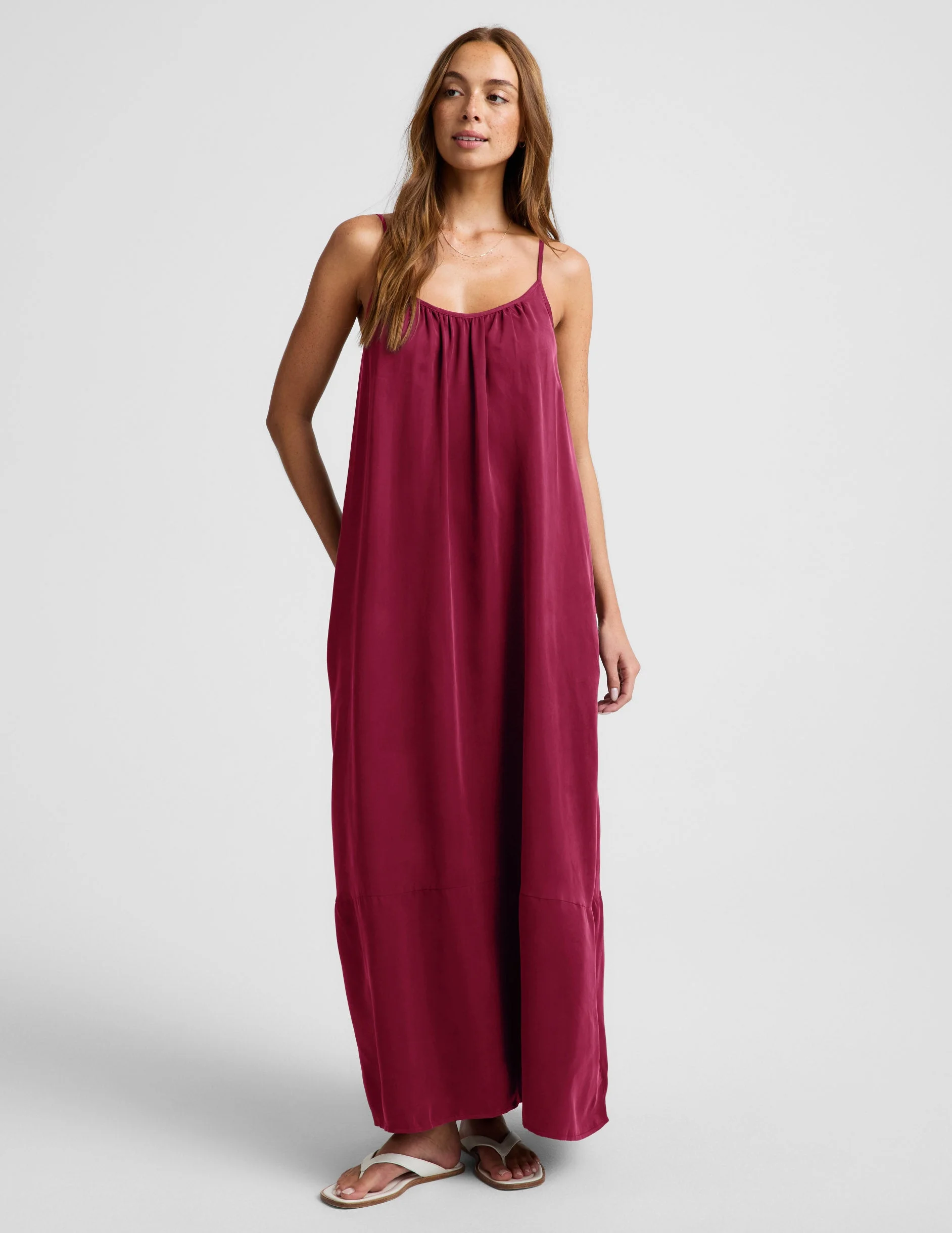 Sunkissed Cupro Maxi Dress - 1
