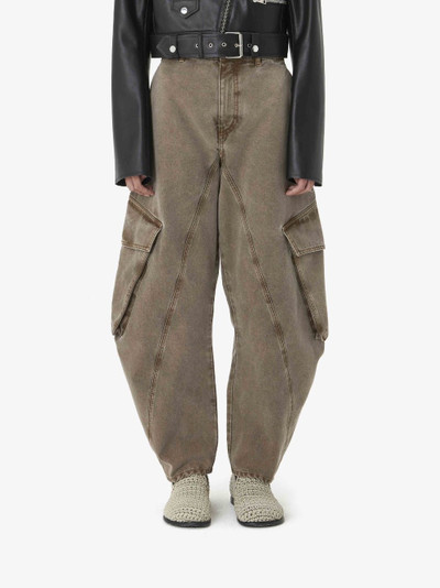 JW Anderson TWISTED CARGO TROUSERS outlook