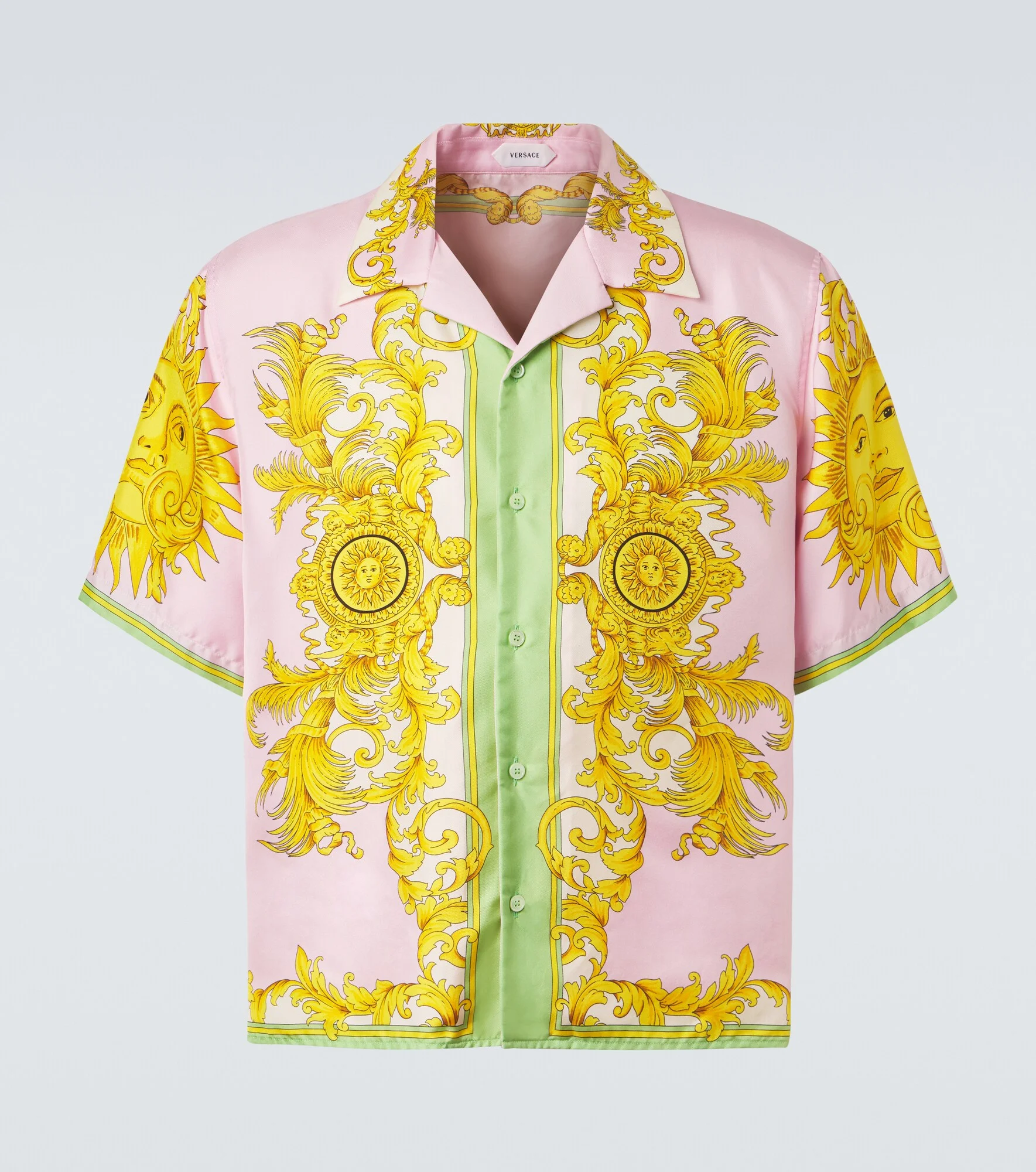 Printed silk shirt - 1