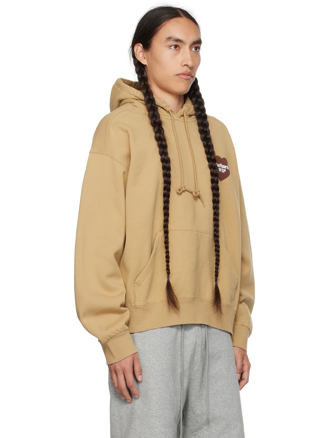 Tan Heart Hoodie - 2