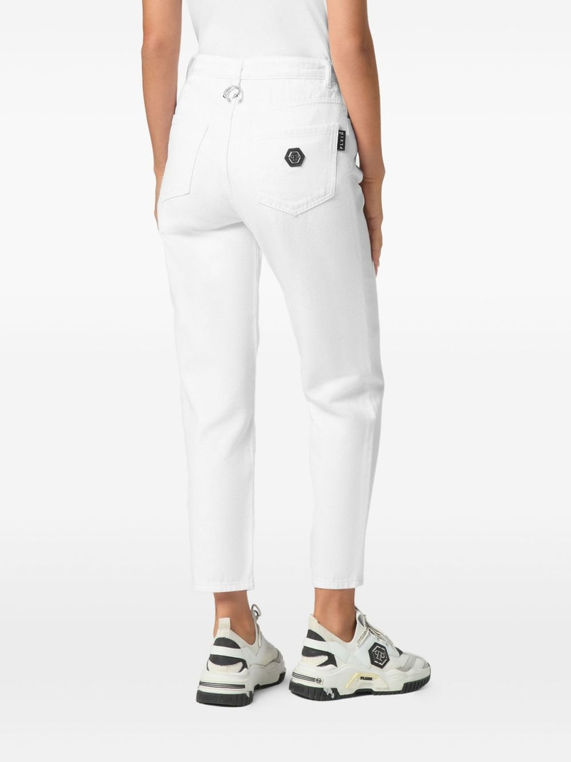 logo-plaque jeans 4
