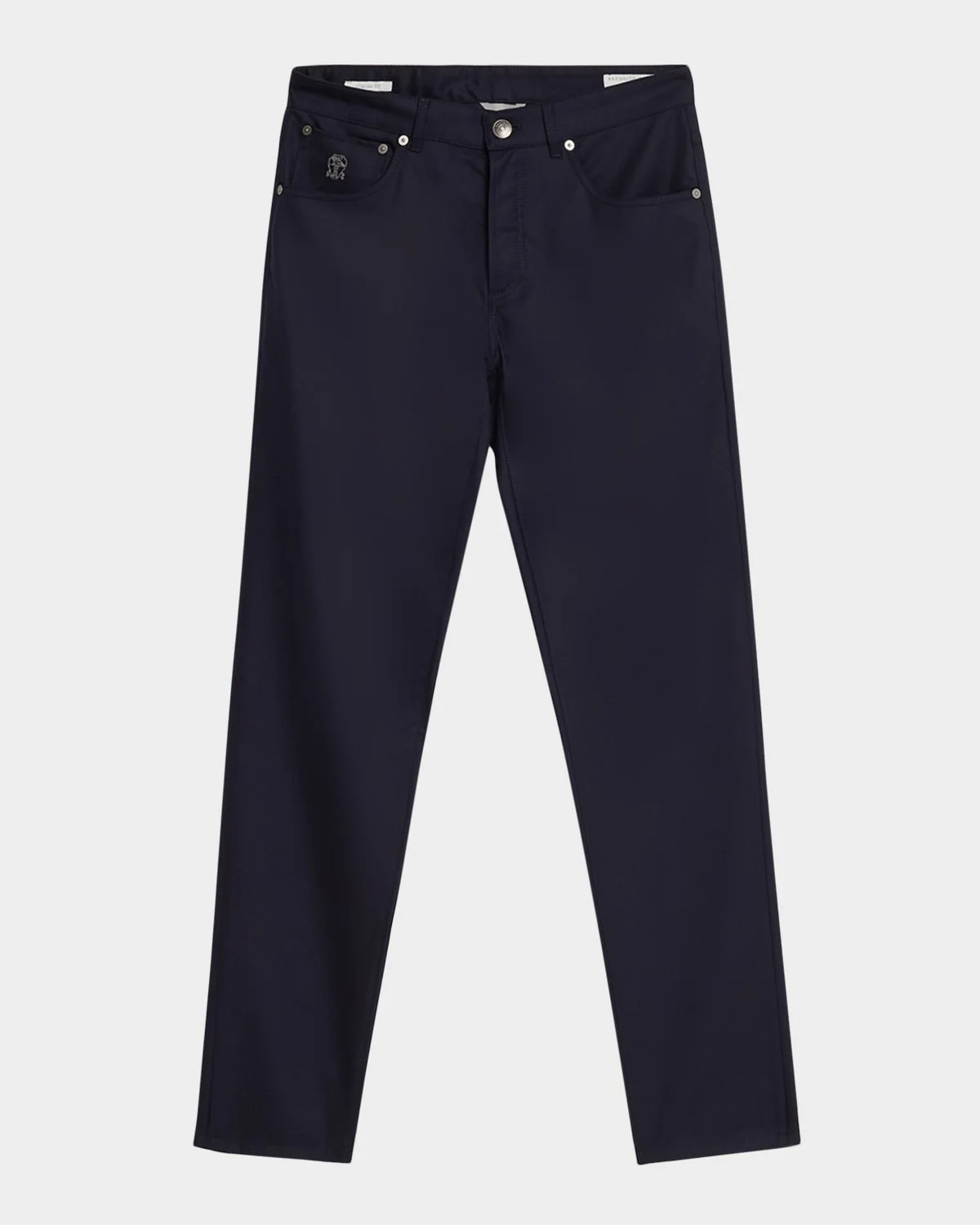Men's Flannel Tapered Leg Five-Pocket Pants - 1