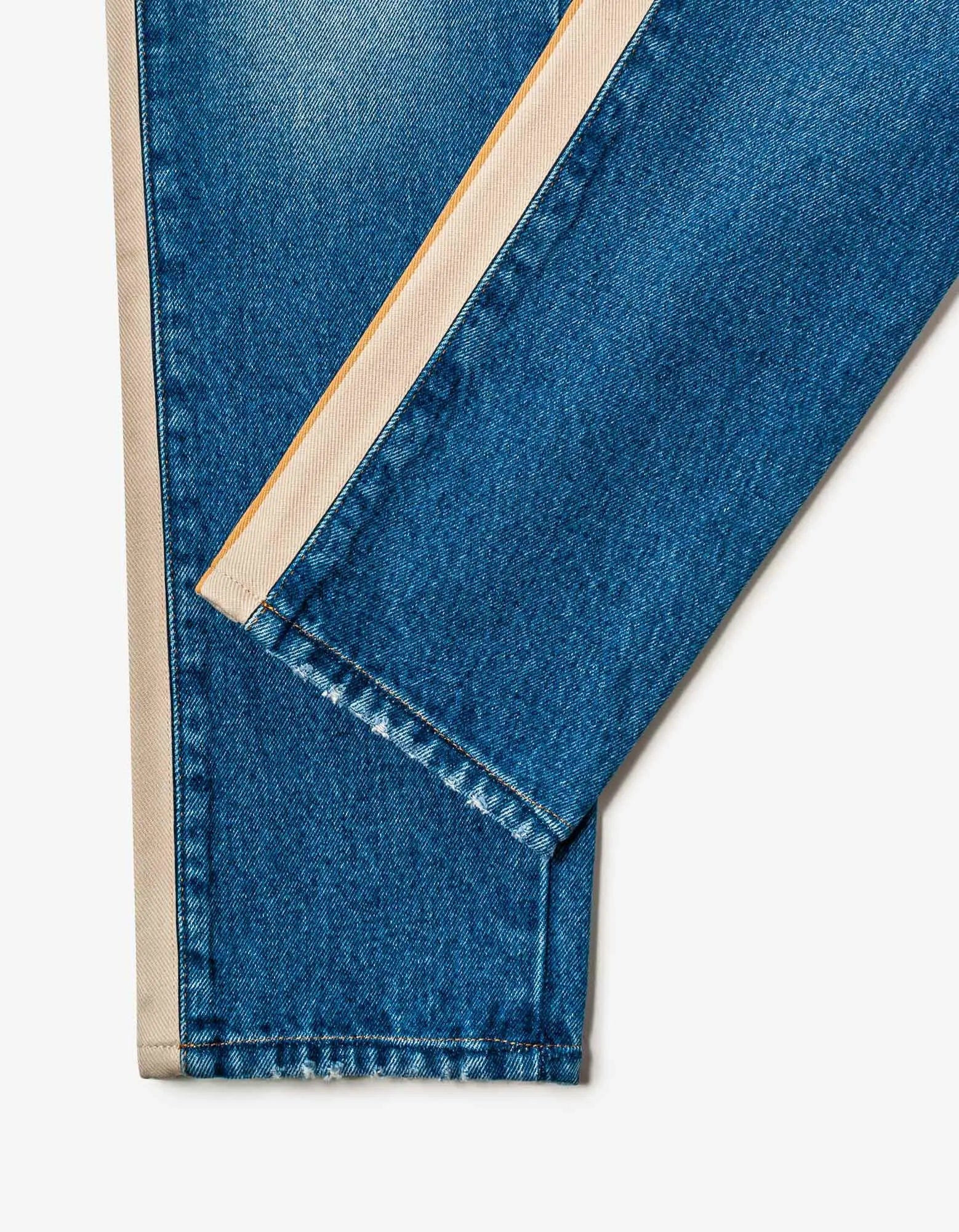 Palm Angels Blue Side-Stripe Jeans - 3