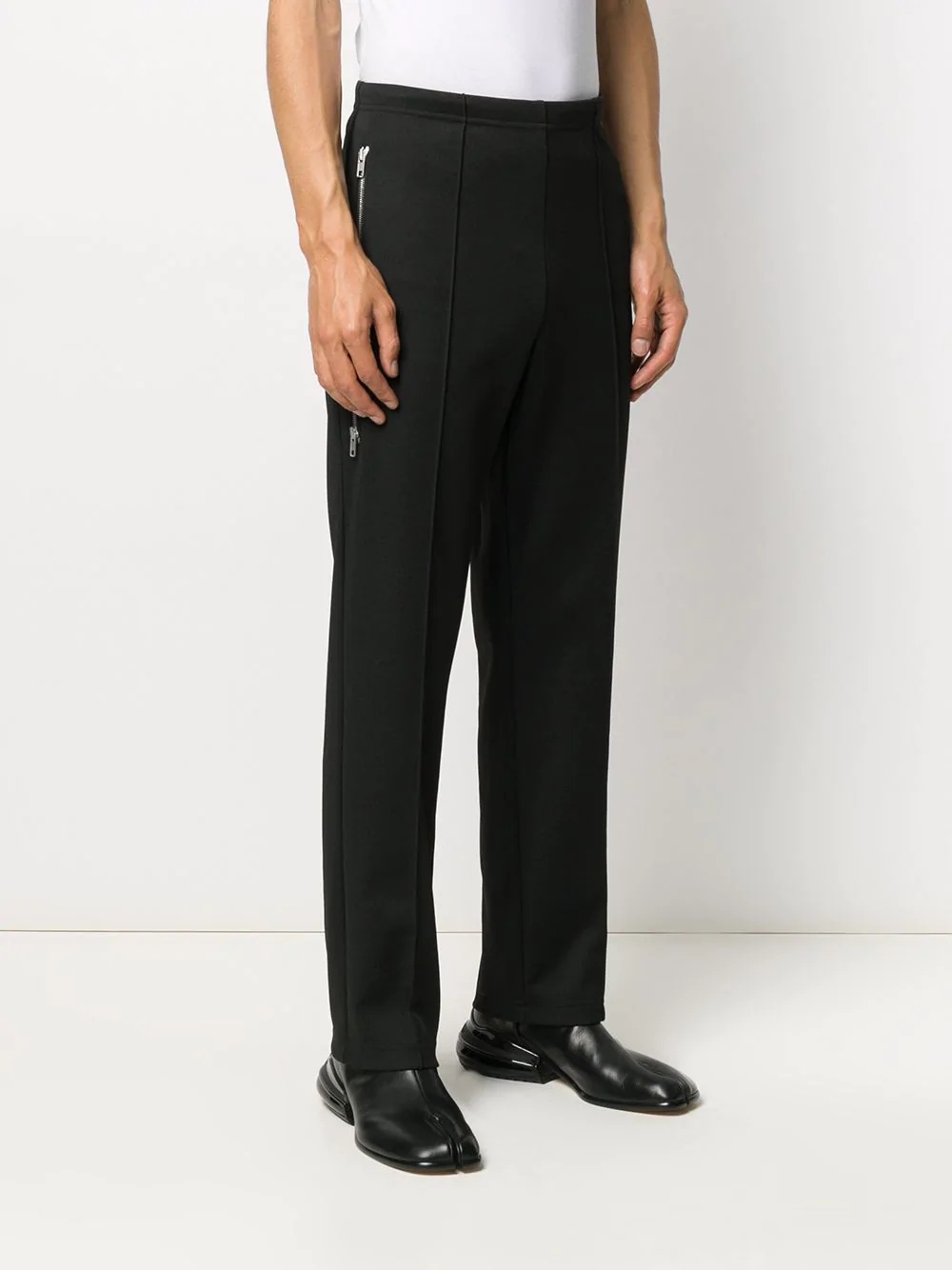 raised seam straight trousers - 3