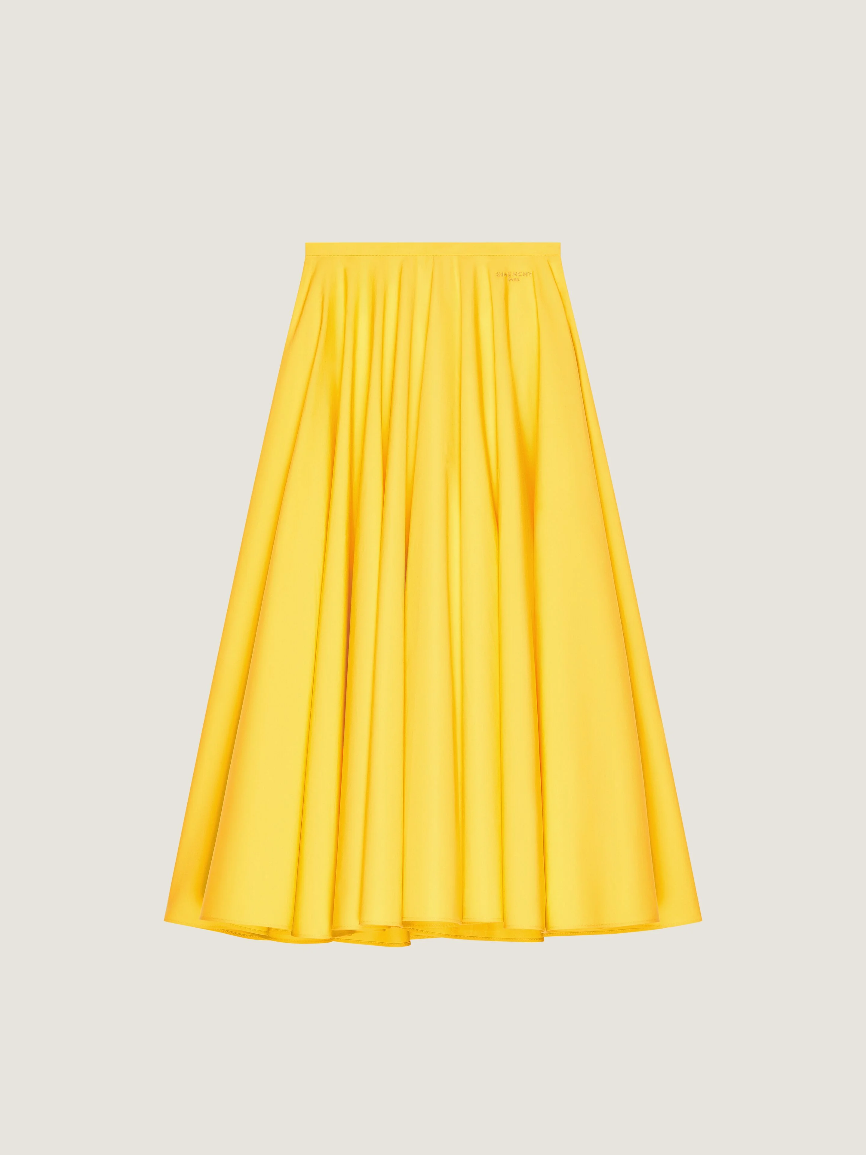 LONG CIRCULAR SKIRT IN POPLIN - 1