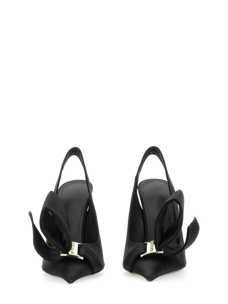 Sandal With Asymmetrical Bow - 4