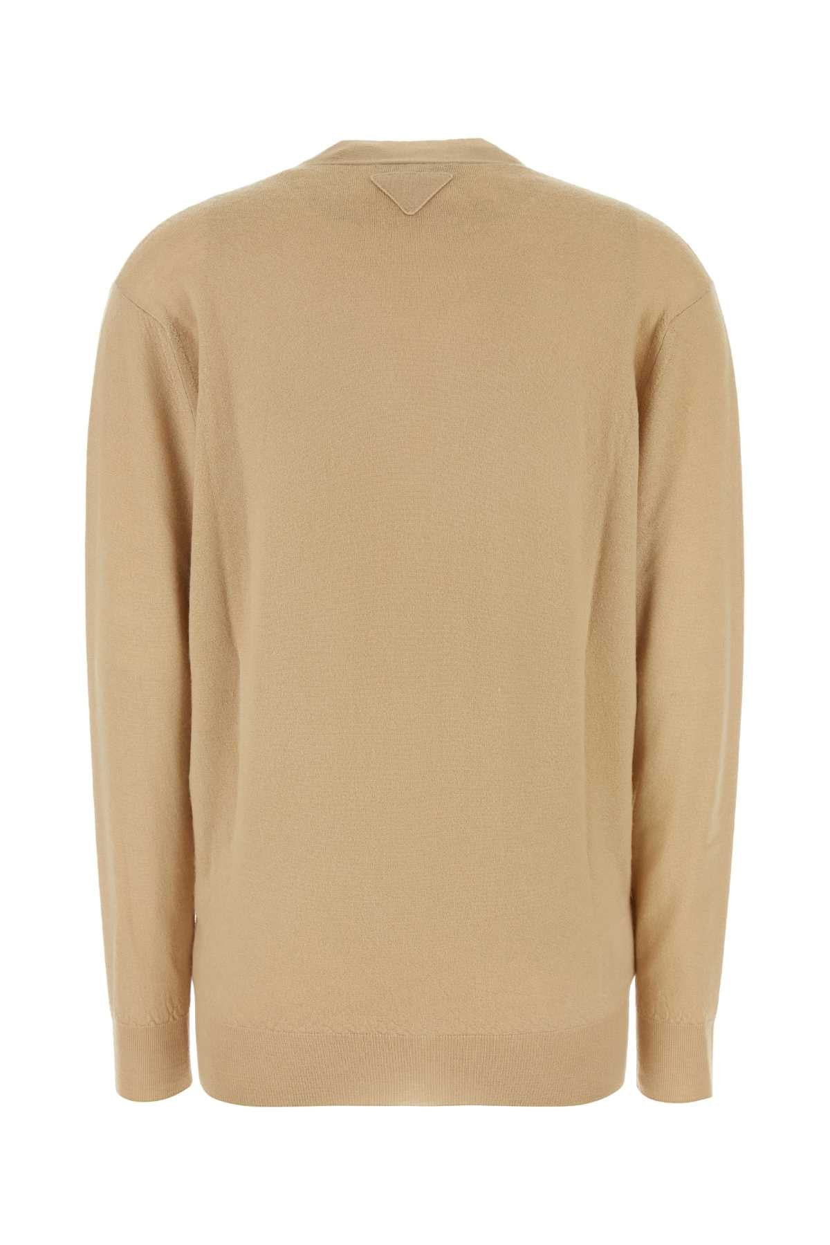 Prada Women Beige Cashmere Cardigan - 2