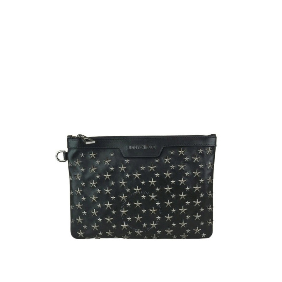 Jimmy Choo Derek Clutch With Metallic Stars - 1