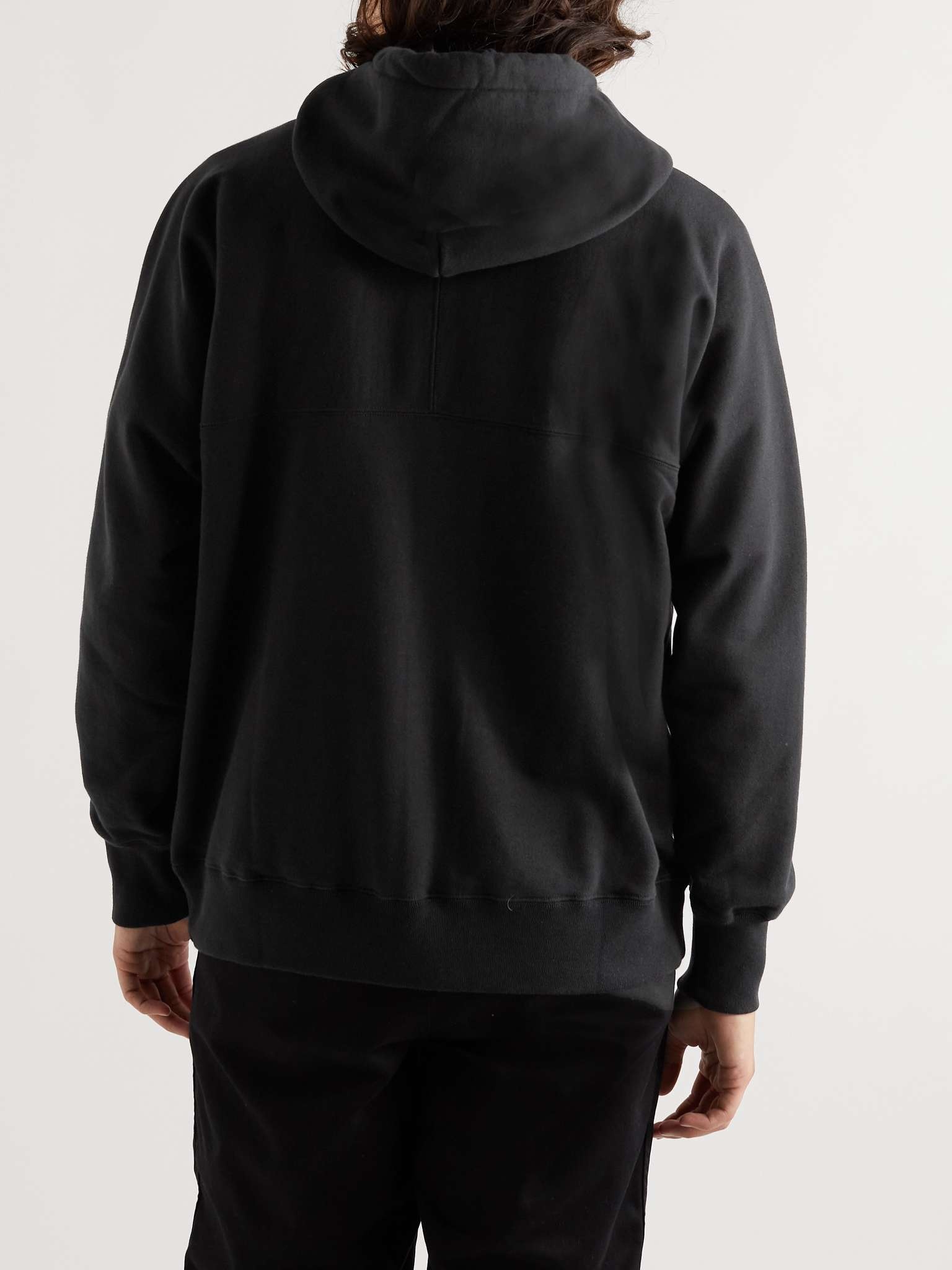 Cotton-Blend Jersey Hoodie - 4