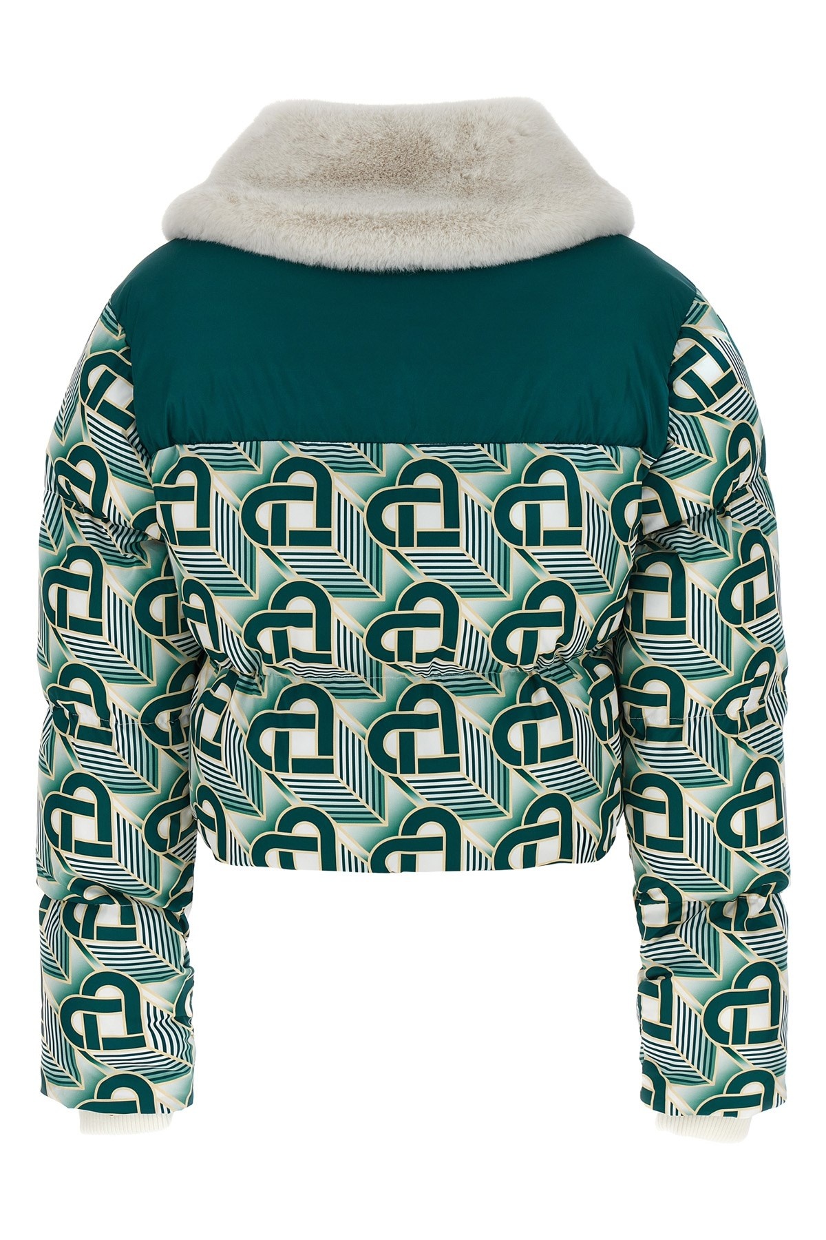 CASABLANCA Casablanca 'Heart Monogramme' Cropped Down Jacket