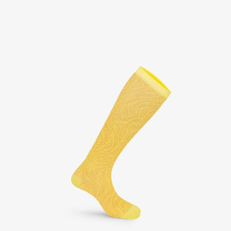 Yellow cotton socks 1
