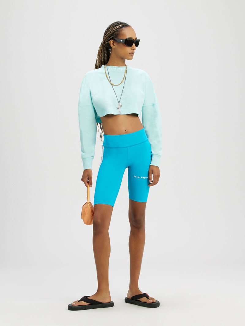 Palm Angels Classic Logo Over Crop T-shirt outlook