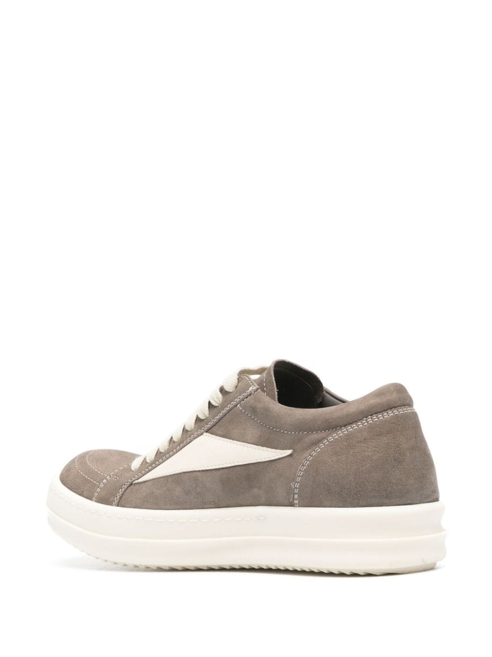 patch-detail suede sneakers - 3