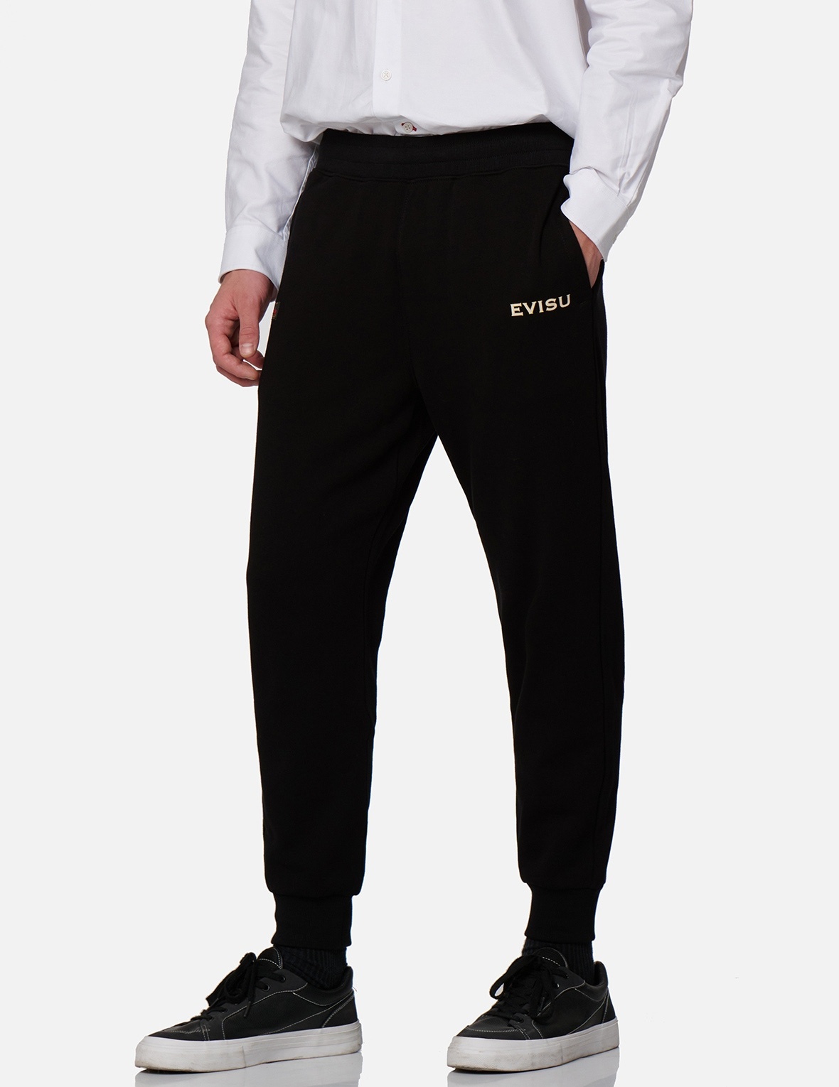 CLASSIC DAICOCK AND FOIL-PRINT KAMON SWEATPANTS - 7
