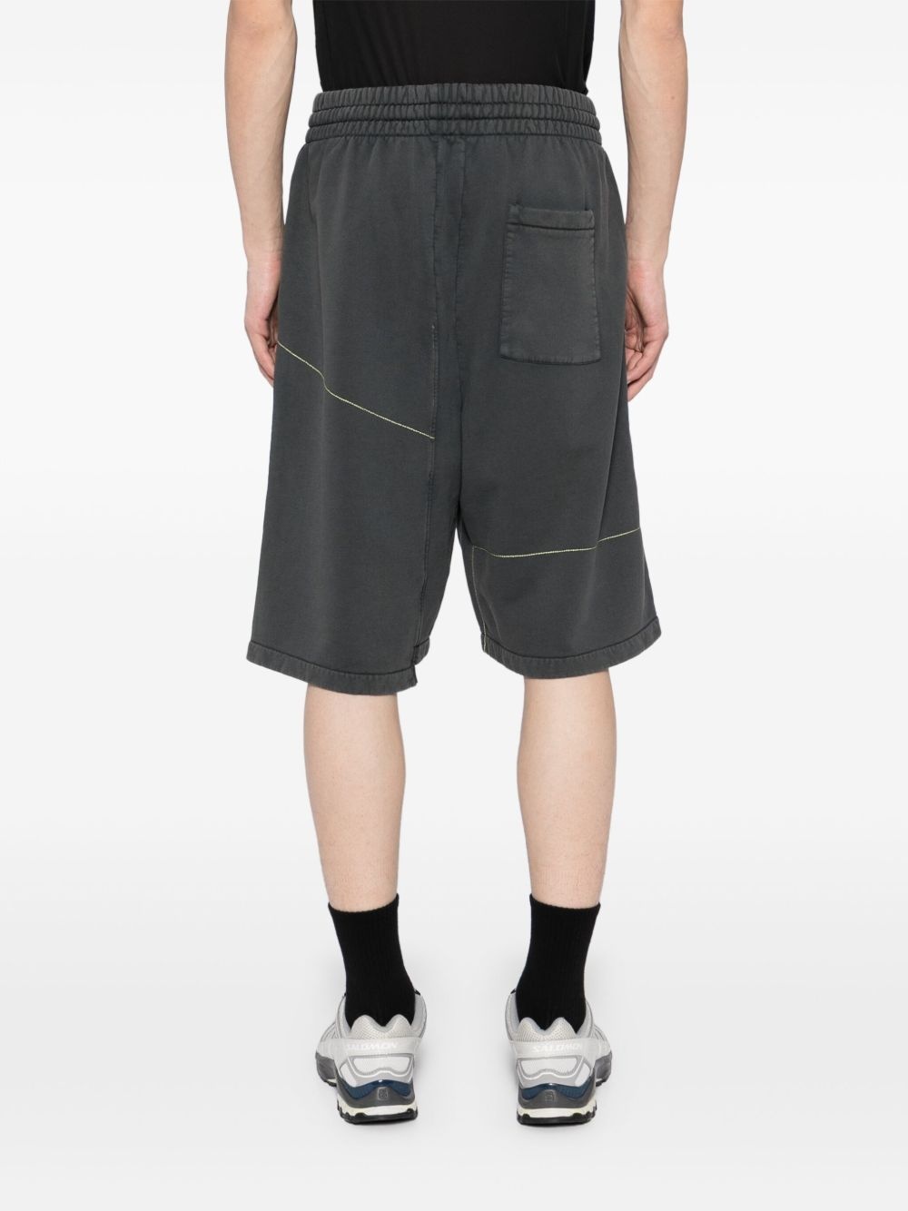 logo-print shorts - 4