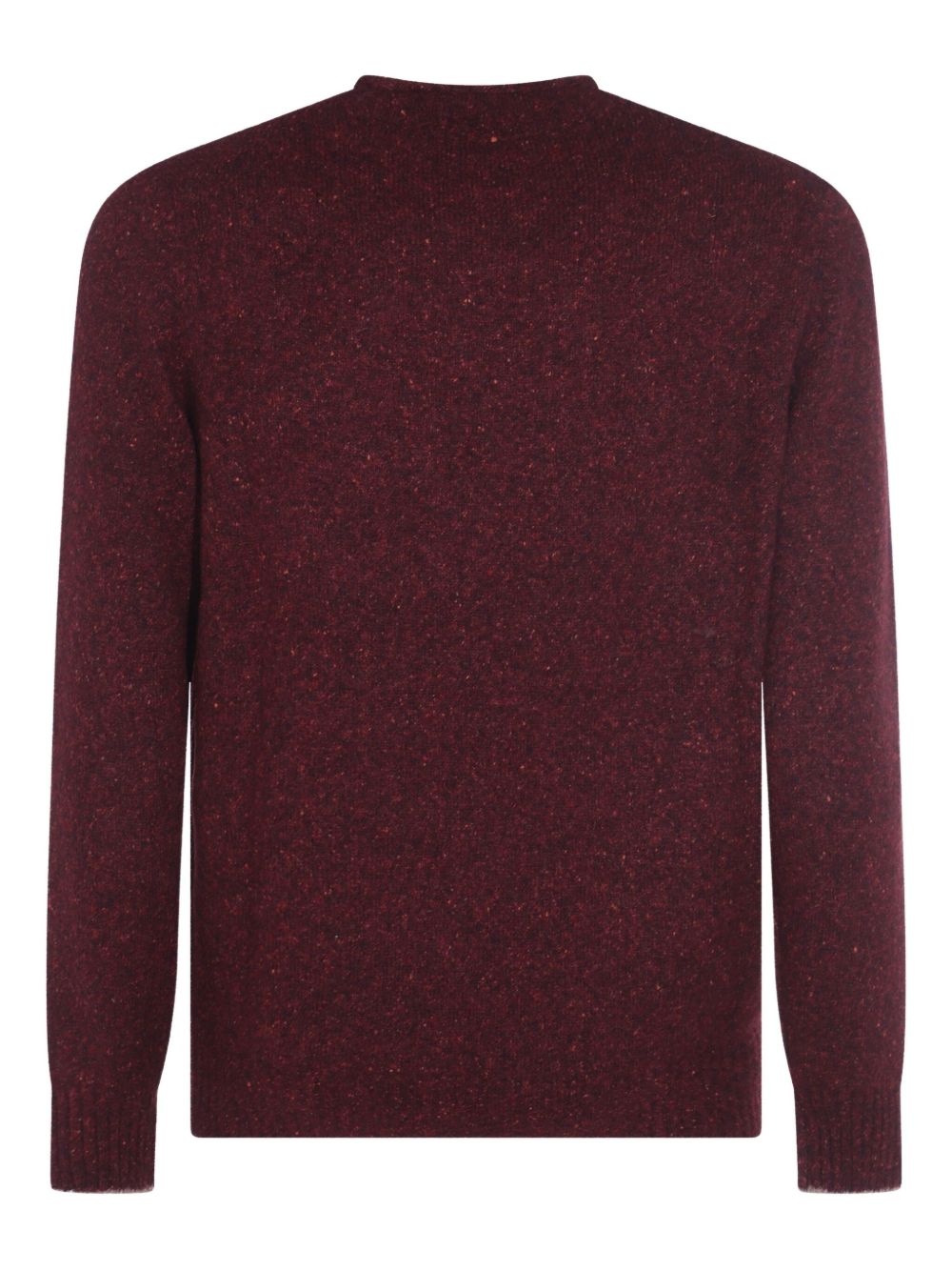 speckled crew-neck sweater - 3