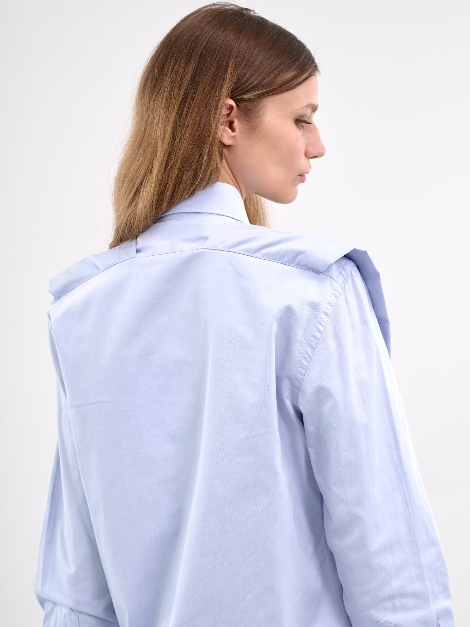 Deconstructed Sleeve Shirt - 4