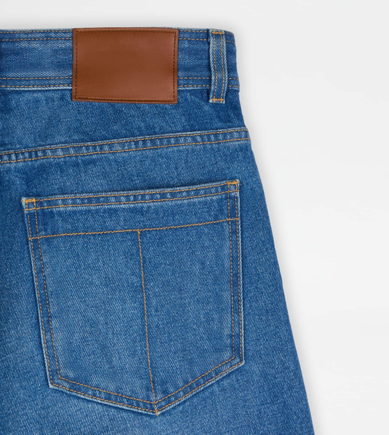 RELAXED FIT 5 POCKET JEANS - BLUE 8