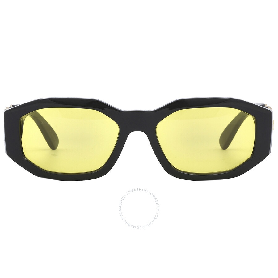 Versace Yellow Geometric Men's Sunglasses VE4361 GB1/85 53 - 1