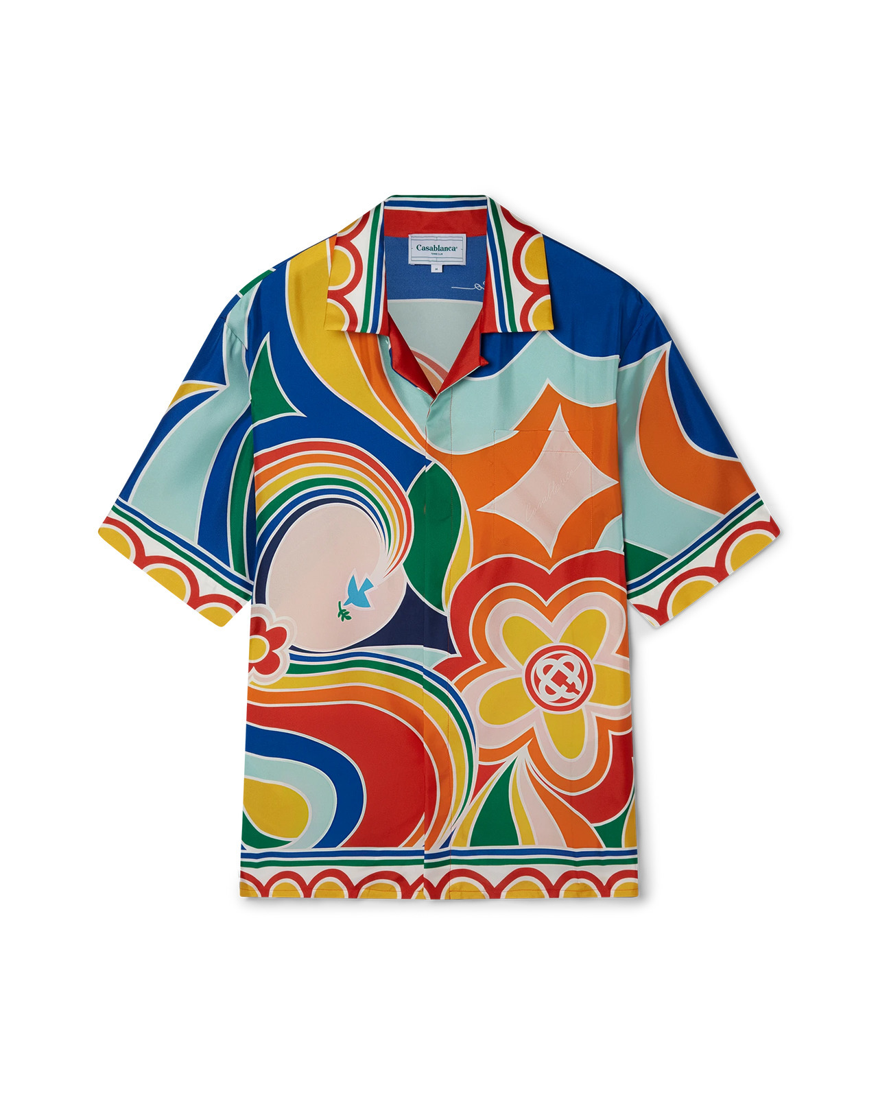 Le Pouvoir Des Fleurs Silk Shirt | Casablanca Paris - 1