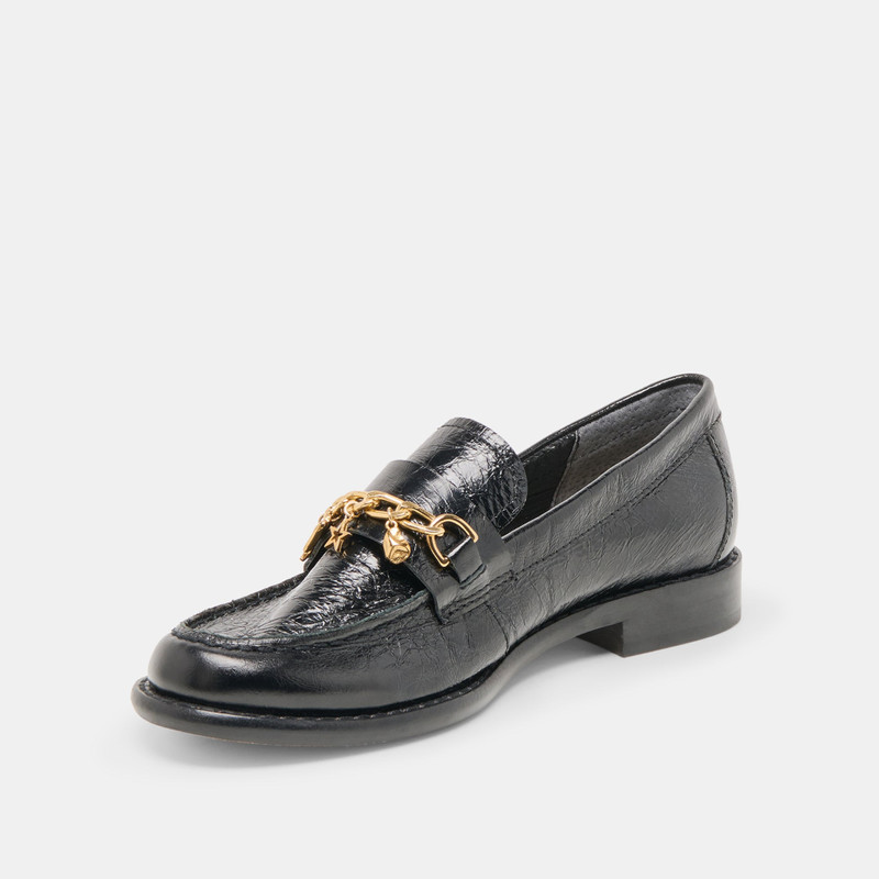 WAYLEN LOAFERS MIDNIGHT CRINKLE PATENT 7