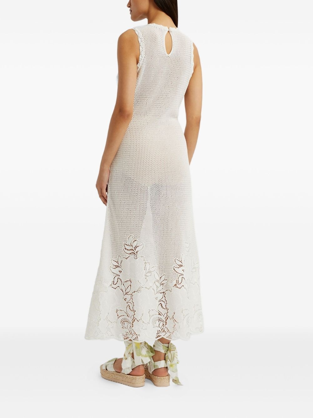 sleeveless midi dress - 4