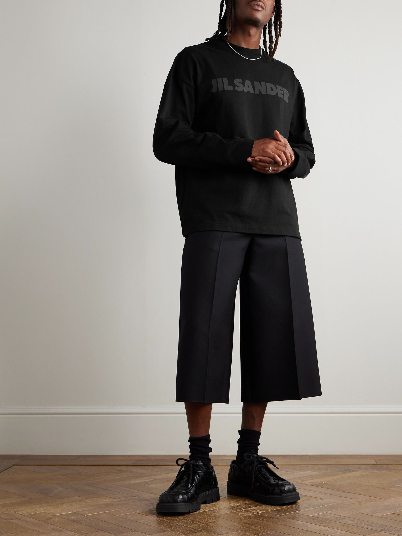 Logo-Print Cotton-Jersey T-Shirt Black - 2