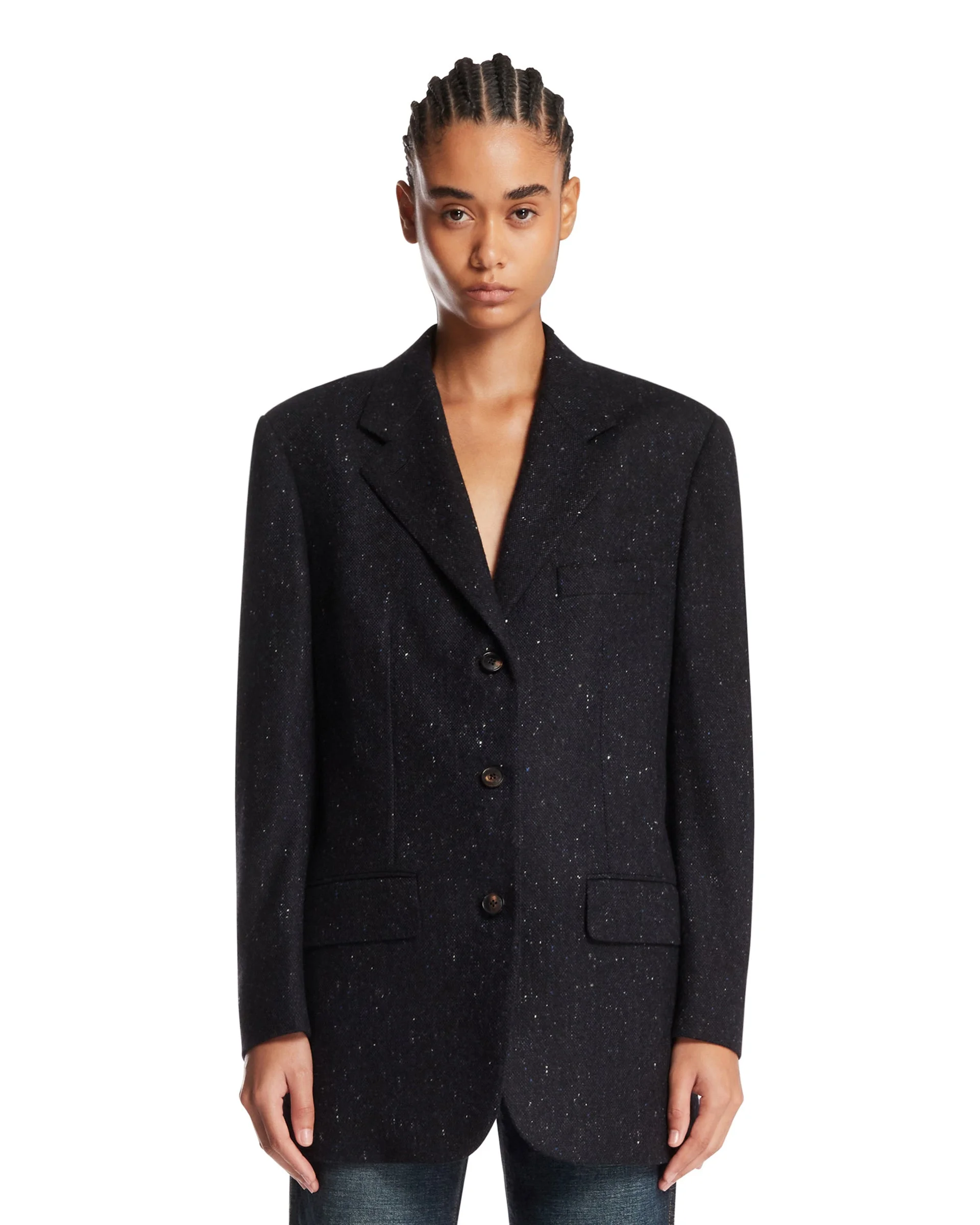 Blue Cashmere Jacket - 1