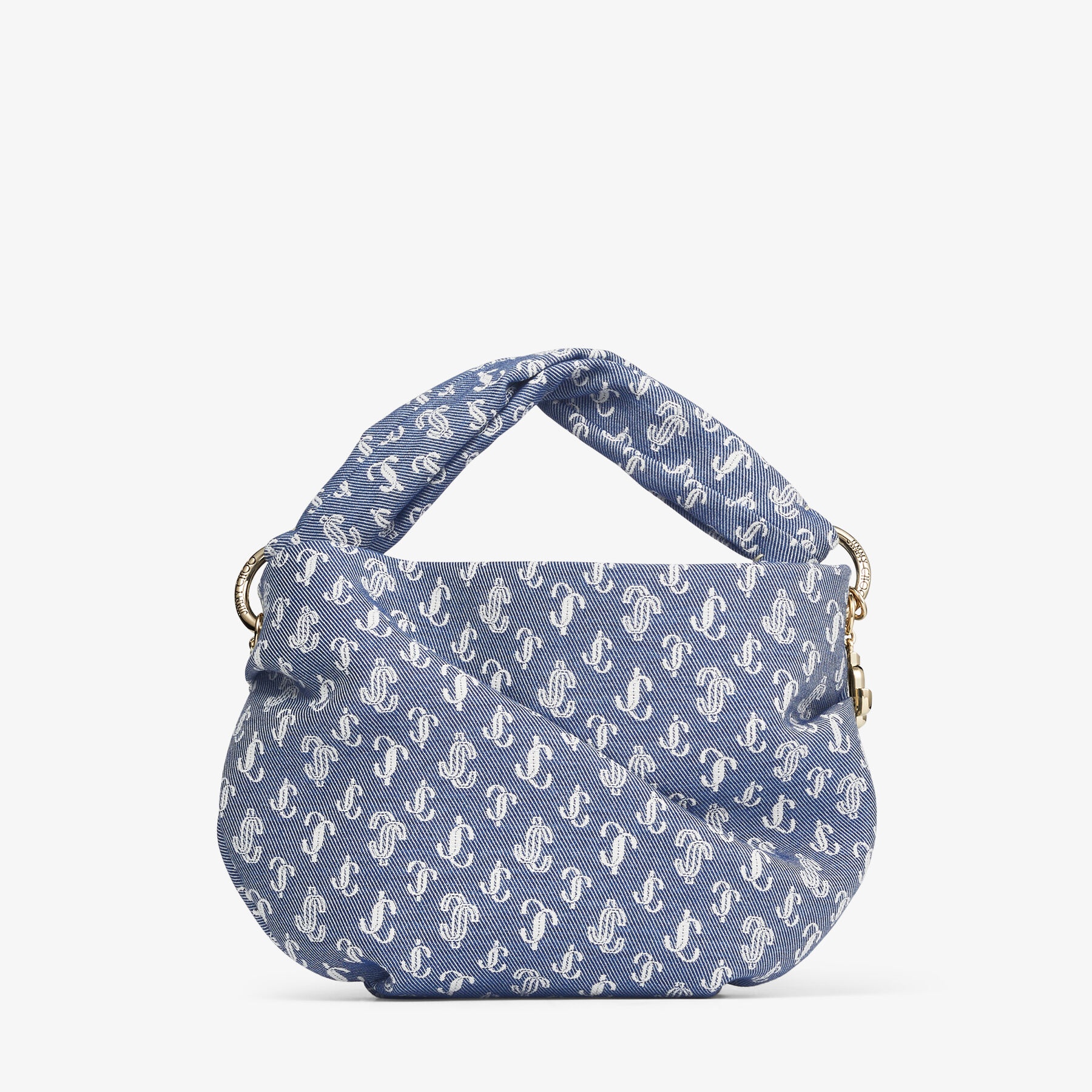 Bonny
Denim JC Monogram Bag with Twisted Handle - 1