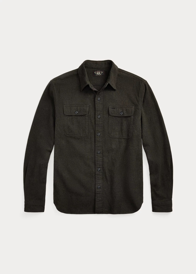 Micro-Plaid Brushed Workshirt 1