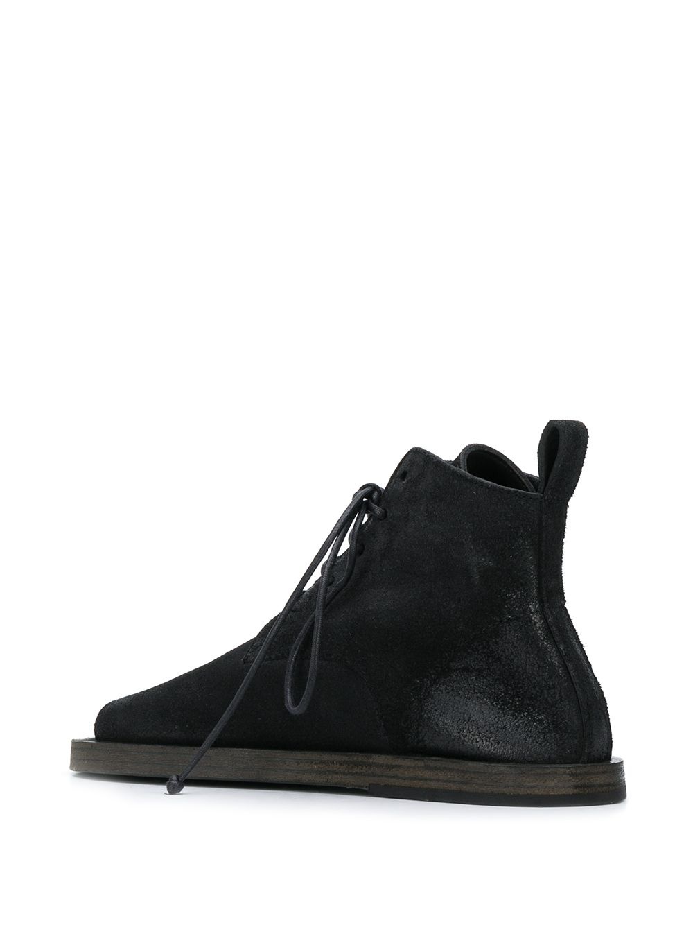 open toe flat desert boots - 3