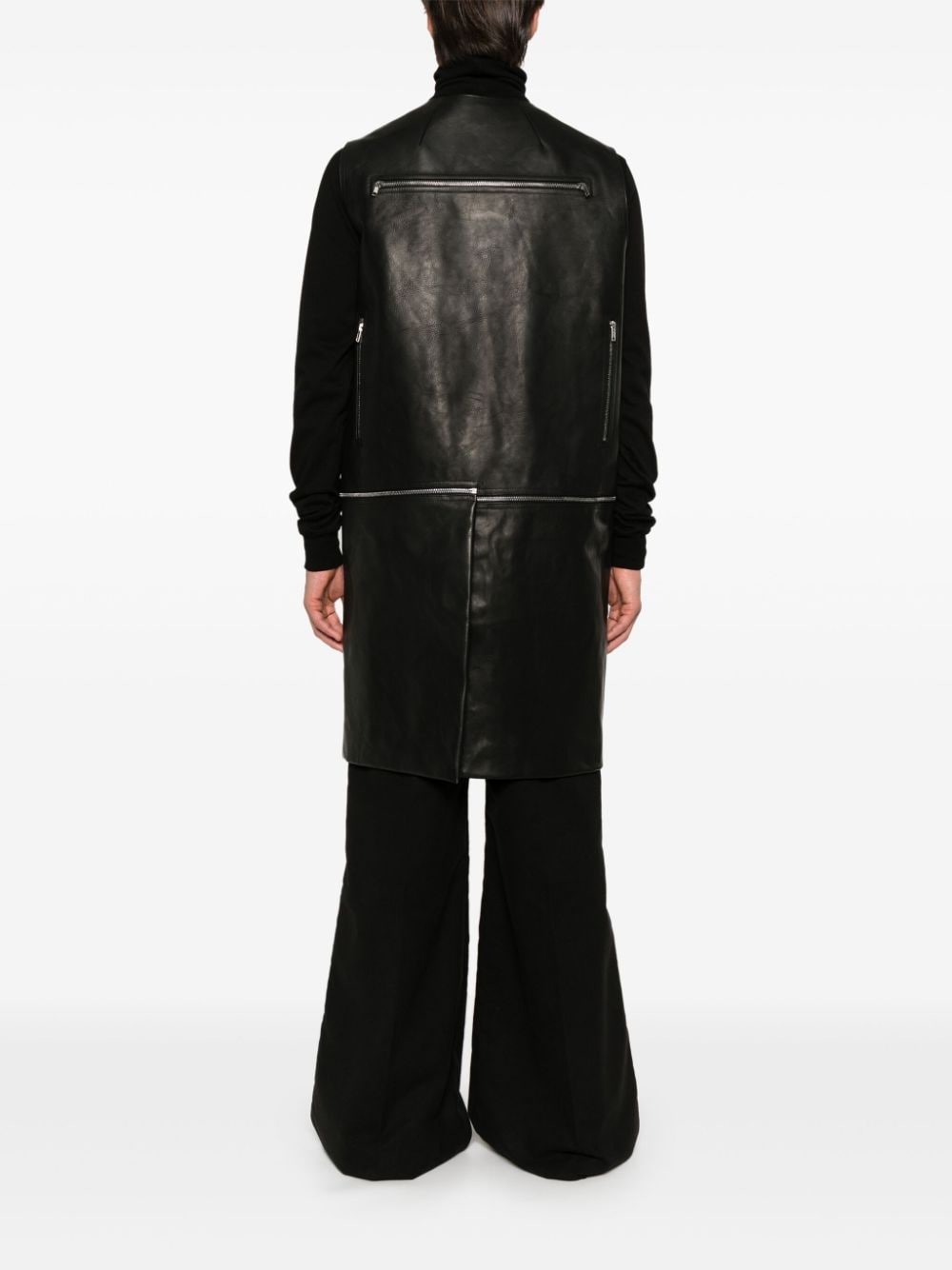 Utility leather vest - 4