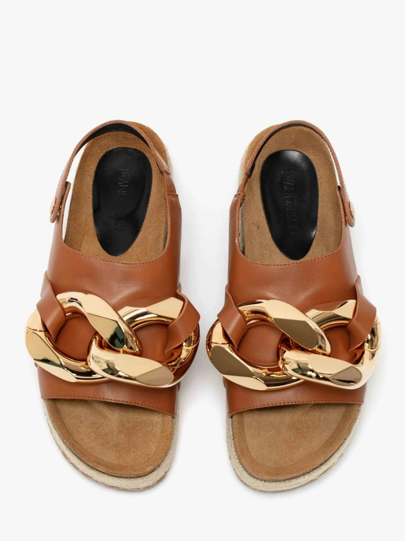 WOMEN'S CHAIN PLATFORM SANDALS 4