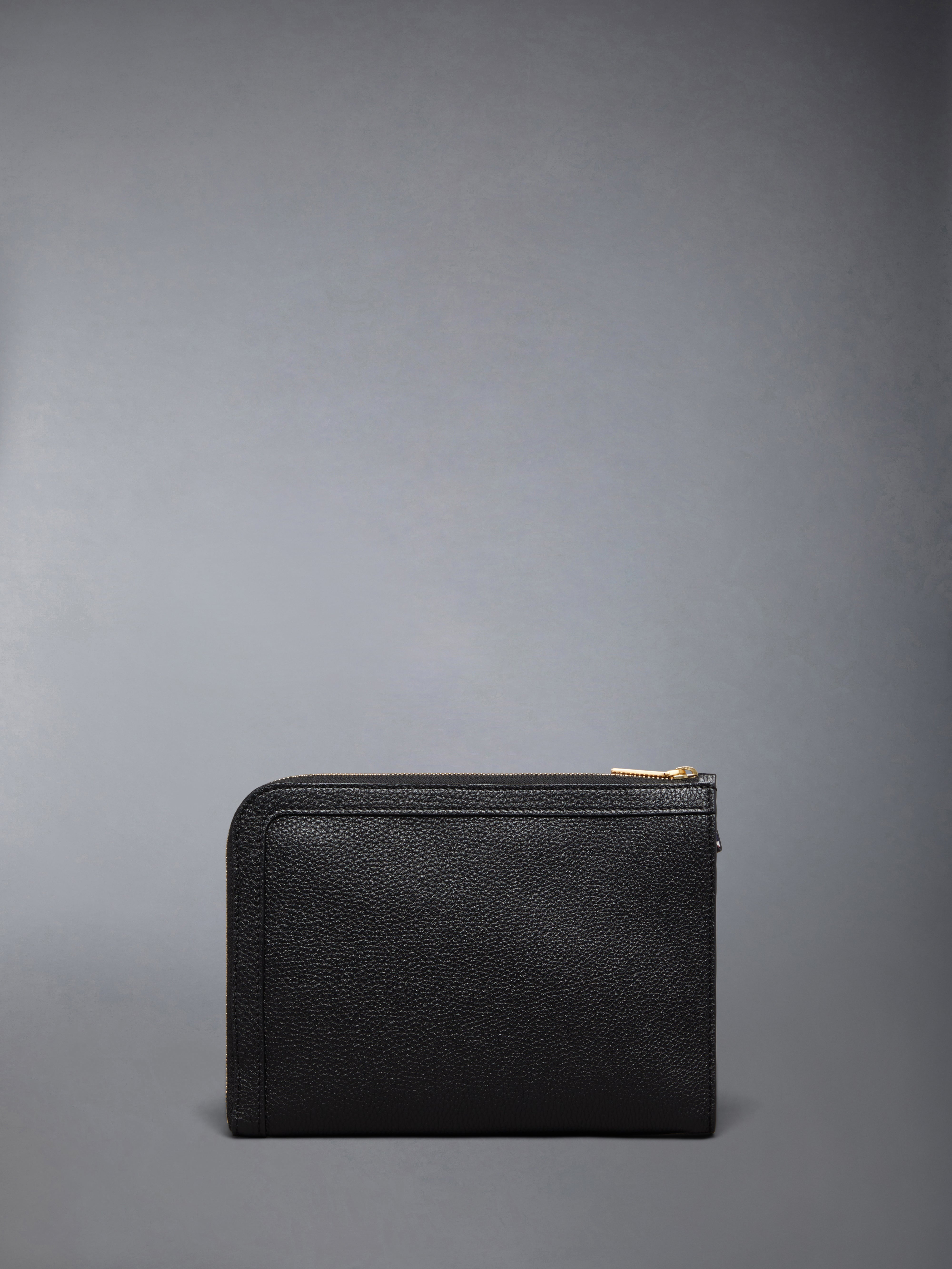 SOFT PEBBLE GRAIN MINI GUSSET FOLIO - 3