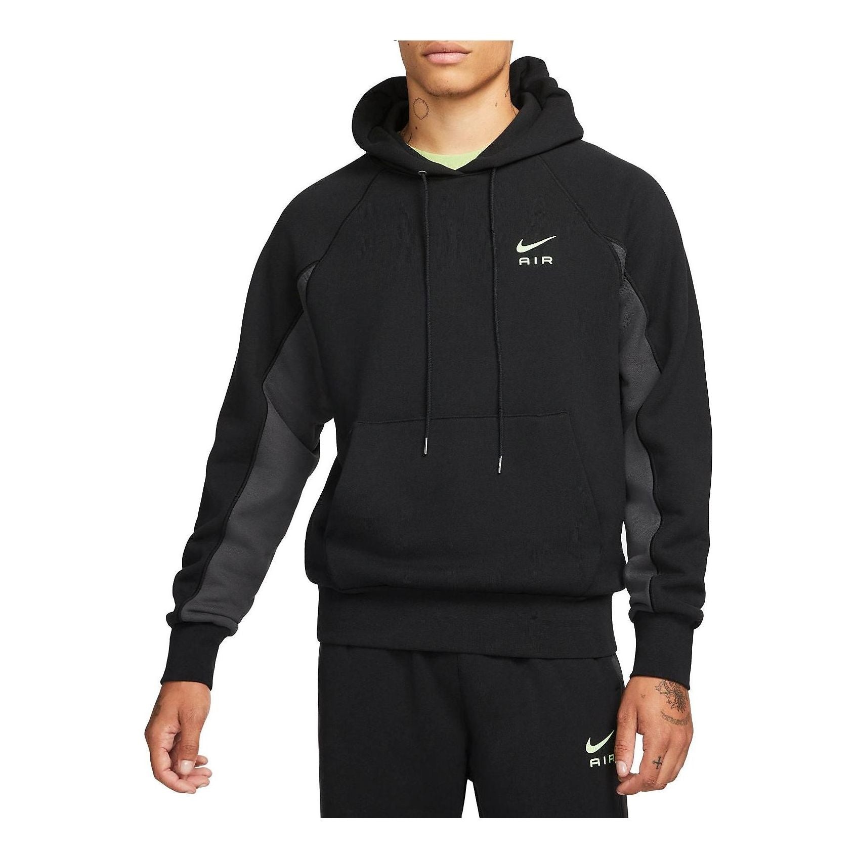 Nike Sportswear Air French Terry Hoodie 'Black' DQ4207-011 - 1