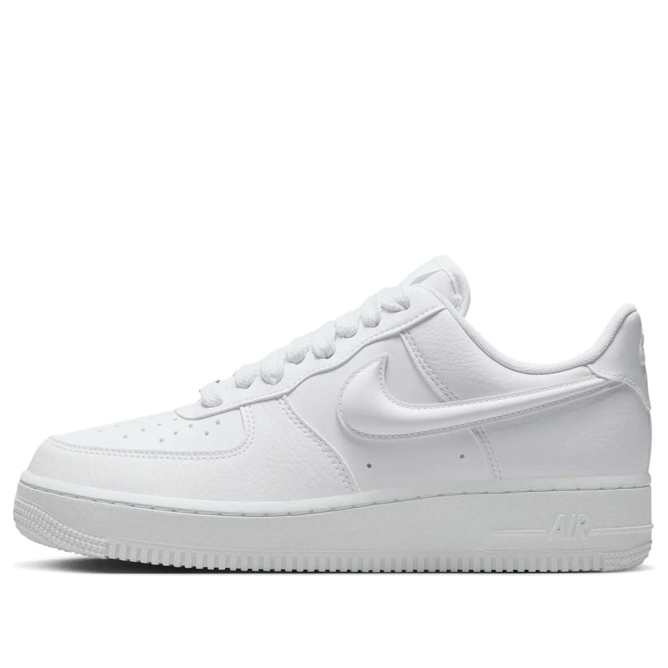 (WMNS) Nike Air Force 1 Low '07 Next Nature 'Triple White Bulbous Swoosh' HF2014-100 - 1
