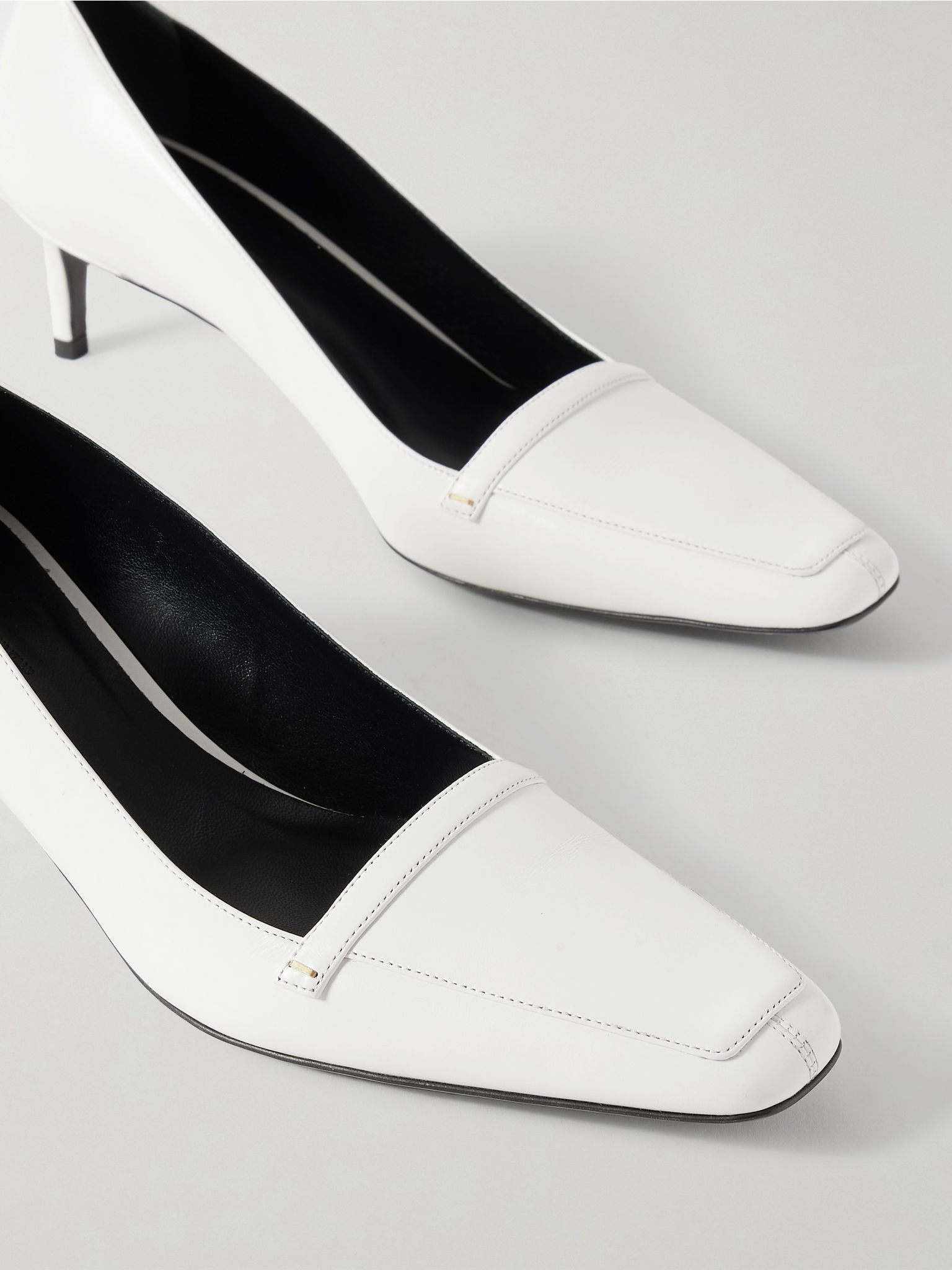 Celia leather pumps White - 4