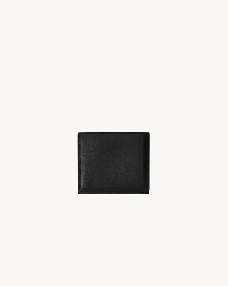SAINT LAURENT TINY CASSANDRE EAST/WEST WALLET IN SHINY LEATHER outlook