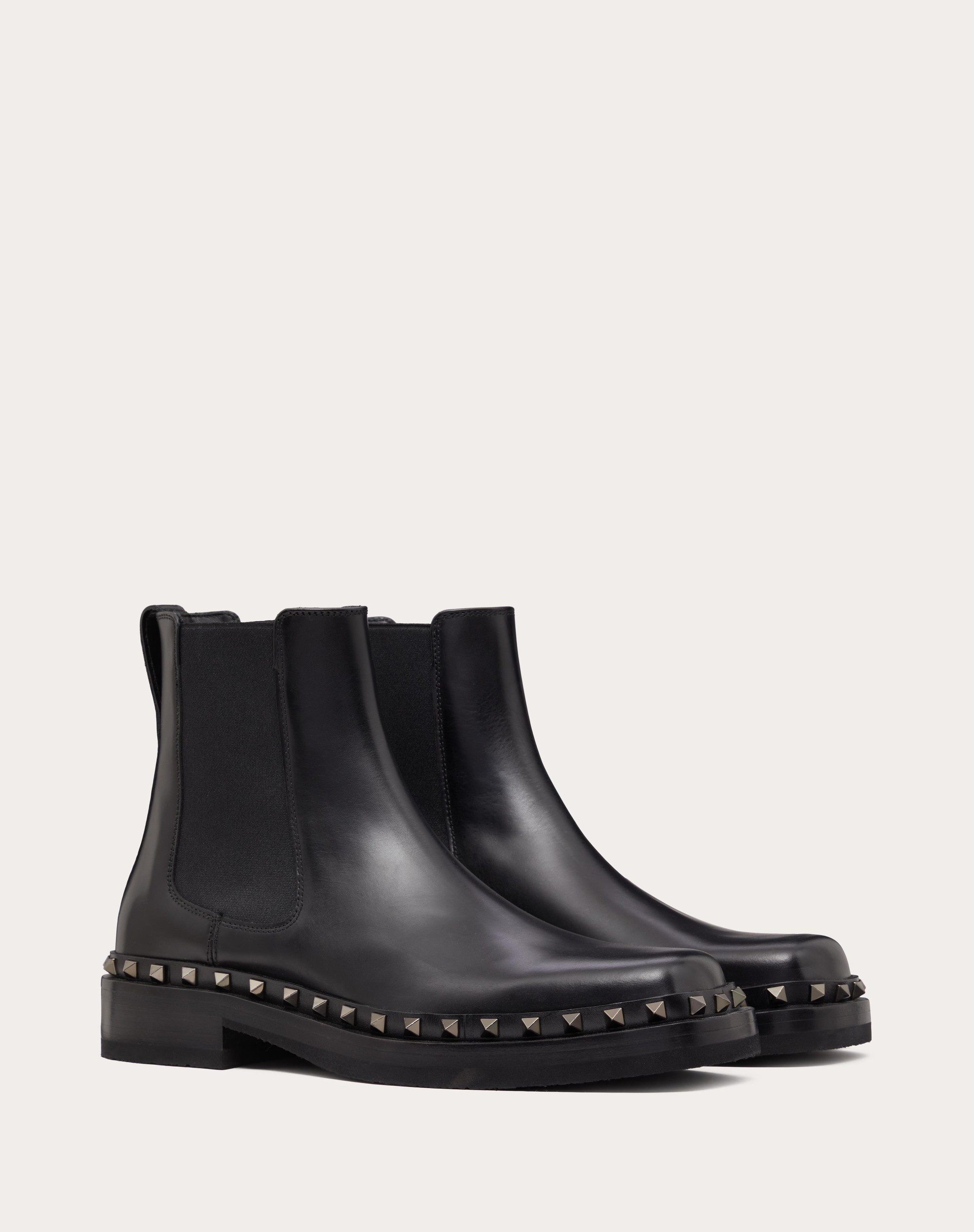 M-WAY ROCKSTUD ANKLE BOOT IN CALFSKIN LEATHER - 2